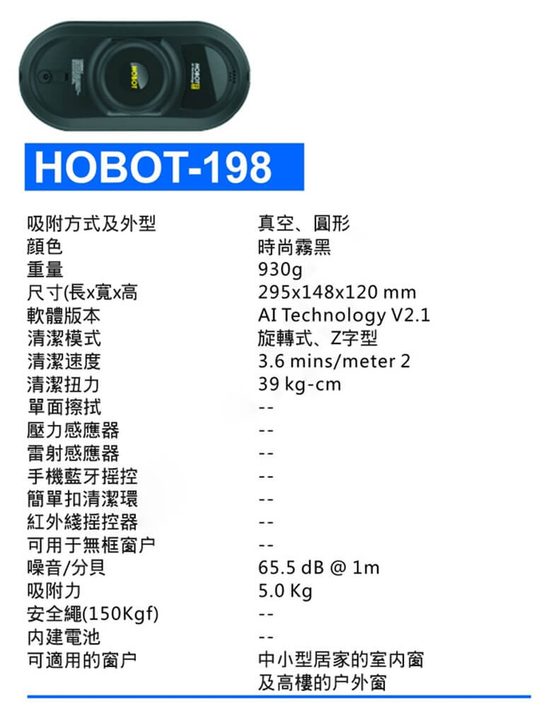 HOBOT 198 功能詳情圖片 19|HOBOT 香港