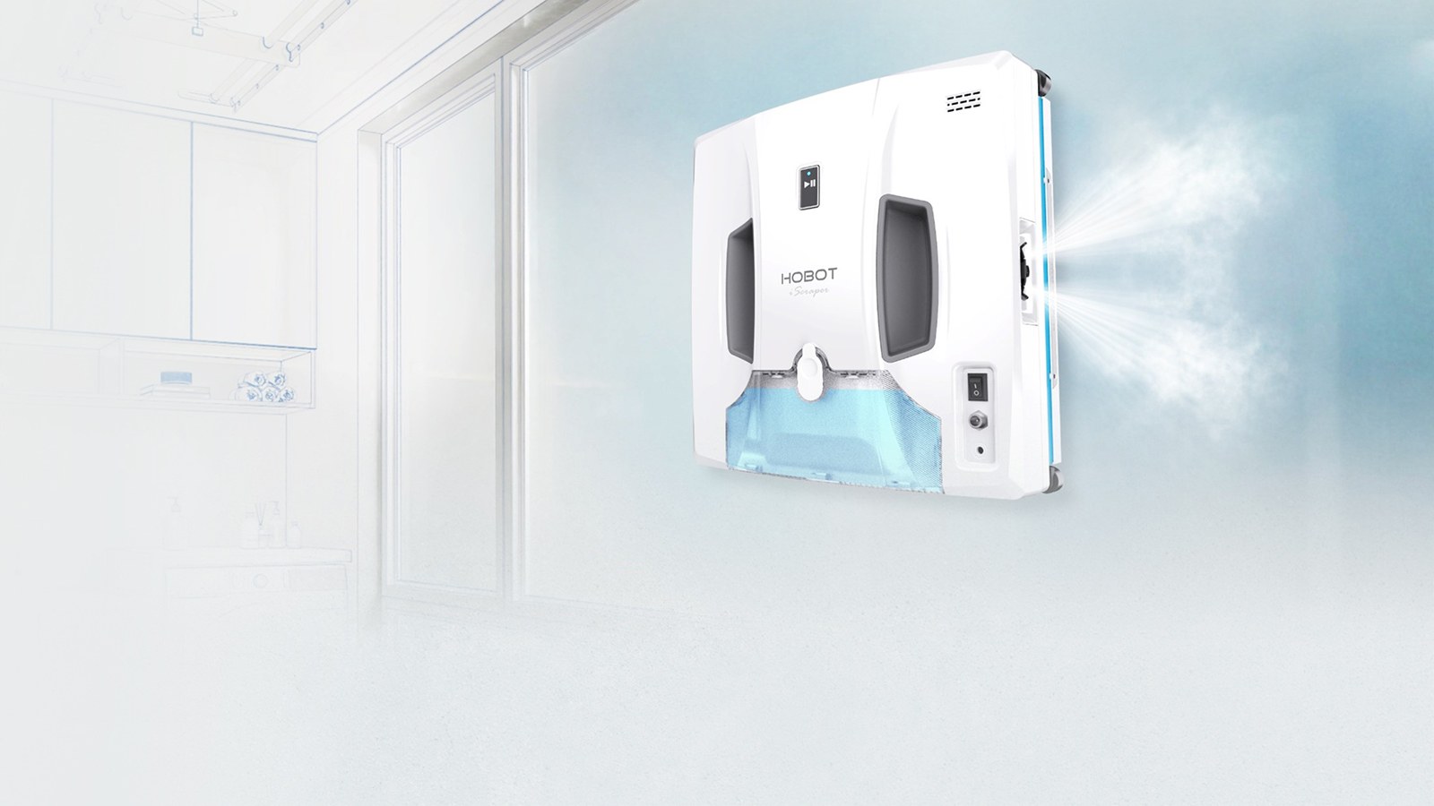 HOBOT SP10 iScraper window cleaning robot official product image 36